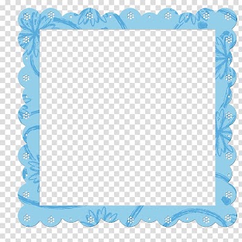 Frame Blue , Blue Frame transparent background PNG clipart
