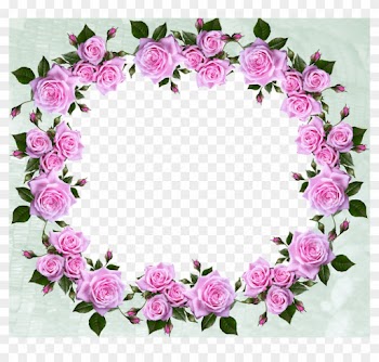 Frame, Border, Roses, Pattern, Decorative - Rose Border Design Png Flower
