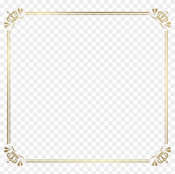 Frame Border With Crowns Png Image - Frame Border Png