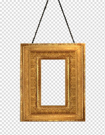 Frame , brown wooden framed glass window transparent background PNG clipart