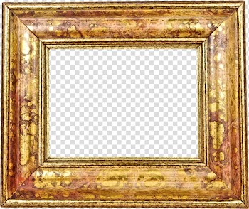 Frame Creativity, Creative golden frame transparent background PNG clipart