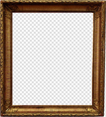 Frame  Cut Out, brown frame transparent background PNG clipart