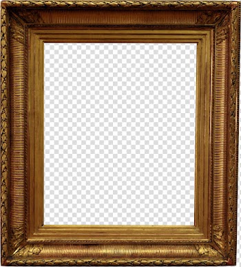 Frame  Cut Out, squared brown wooden mirror frame transparent background PNG clipart