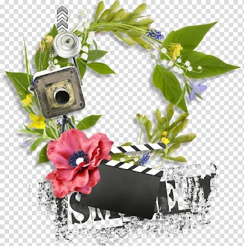 Frame Decorative arts, Flowers and leaves the ring transparent background PNG clipart