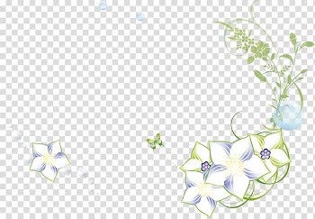 Frame Decorative arts, Lovely green background spring promotional material transparent background PNG clipart
