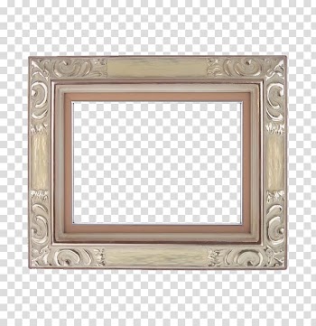 Frame Digital frame Yellow Gold, Huang silver frame transparent background PNG clipart