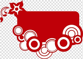 Frame Euclidean Red, illustration red frame transparent background PNG clipart