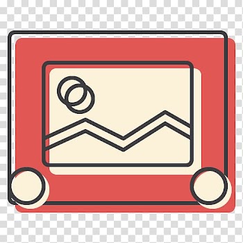 Frame Film frame , A red frame transparent background PNG clipart