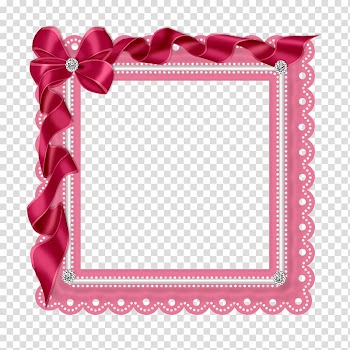 Frame Film frame, Color bow decoration frame transparent background PNG clipart