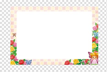 Frame Flower, Floral Border Background transparent background PNG clipart