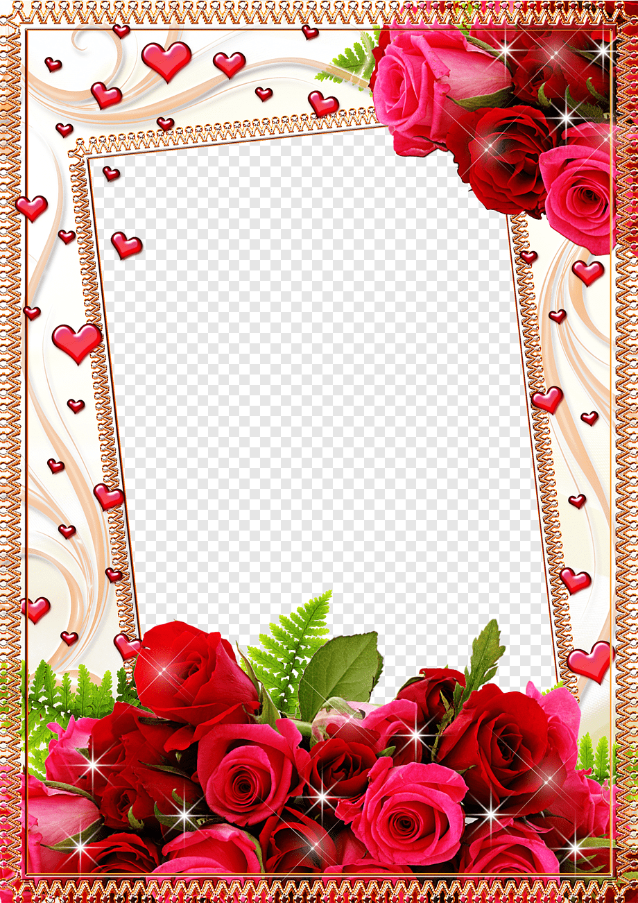 frame Flower Rose, Mood Frame s, pink and red roses digital frame, love, border, frame png