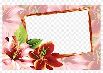 Frame Flowers - Flower Frames Design Png