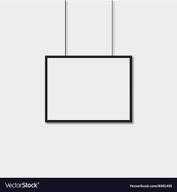 Frame for a poster vector image