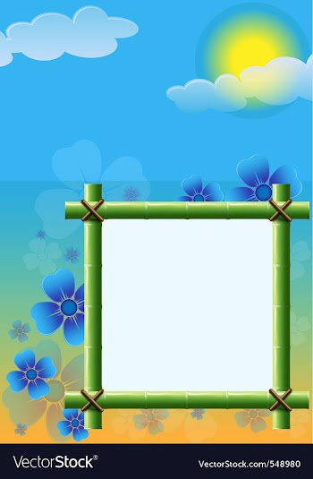 Frame for photo vector image