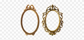 Frame Geschnitzte Gold Baguette Filigreed - Vintage Oval Frame Png