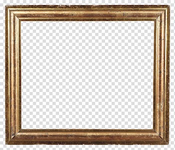 Frame Gold, Creative golden frame transparent background PNG clipart