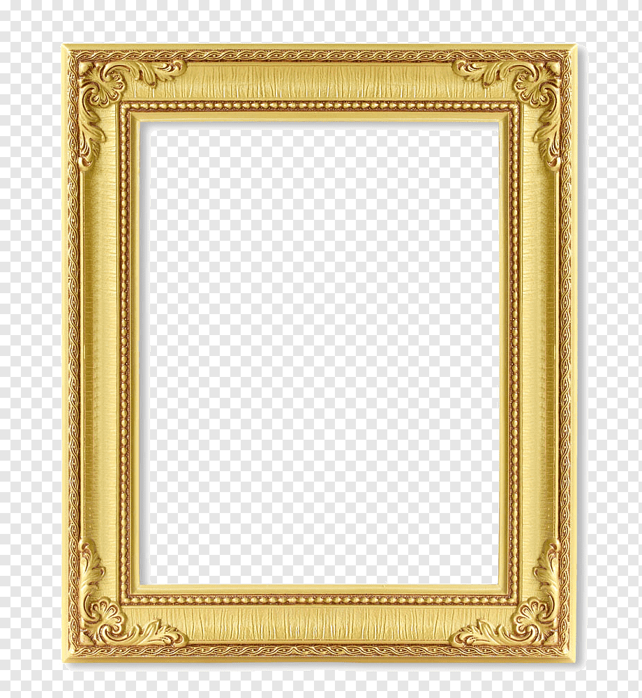 frame graphy 123rf, Gold frame, brown wooden frame, frame, golden Frame, trendy Frame png