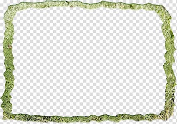 Frame Green, Grass frame transparent background PNG clipart