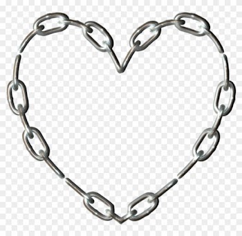 Frame Heart Chain By Lashonda1980 On Deviantart - Black Hearts Frame Transparent