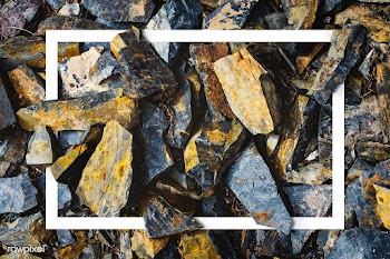 Frame in rocks | Free stock psd mockup - 599750