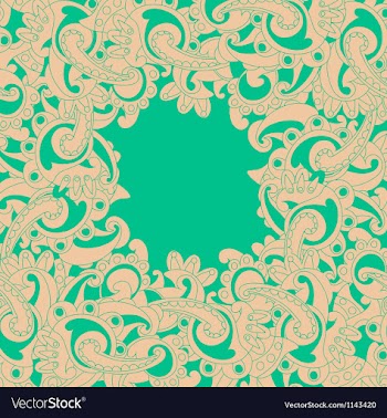 Frame lace-like vector image