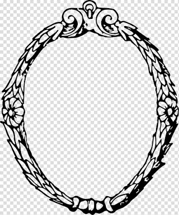 Frame Laurel wreath , Round Vintage transparent background PNG clipart