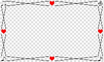 Frame Love Molding, Simple Love Frame transparent background PNG clipart