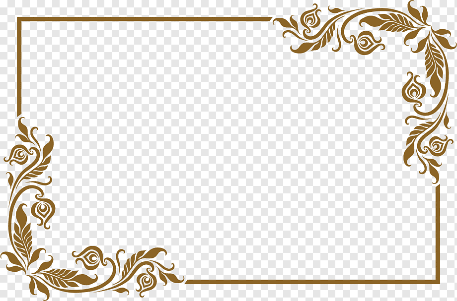 frame, Lovely old golden frame, brown leaves frame, love, frame, golden Frame png