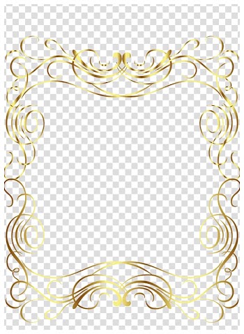 Frame Molding Google Pattern, Gold frame transparent background PNG clipart