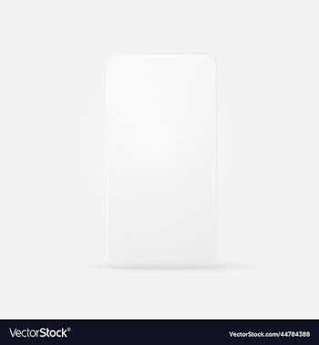 frame of smartphone clay mockup