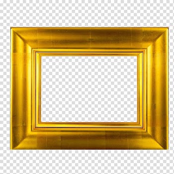 Frame Oil painting , Gold Frame transparent background PNG clipart