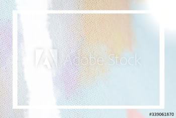 Frame on pastel color background