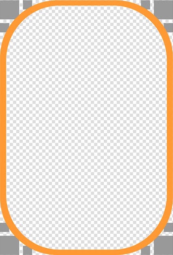 Frame , Orange Border Frame transparent background PNG clipart