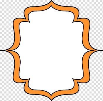 Frame Orange , Whimsical Frames transparent background PNG clipart