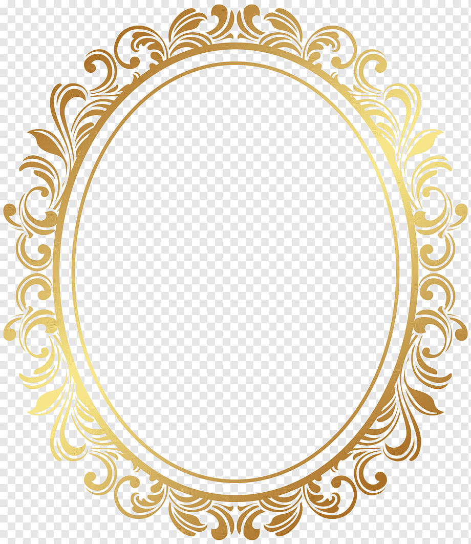 frame, Oval Border Deco Frame, oval gold ornate frame, image File Formats, rectangle, symmetry png