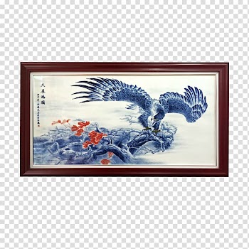 Frame painting Living room Drawing room, Golden Eagle living room painting transparent background PNG clipart