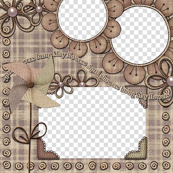 Frame Pattern, Luxury brown frame border Shading transparent background PNG clipart