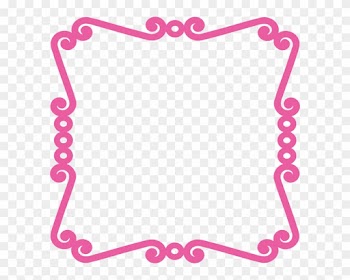 Frame Pink Clip Art At Clker Com - Border Design Heart