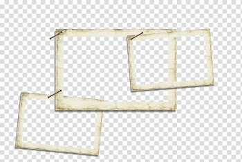 Frame pk, three rectangular beige frames transparent background PNG clipart