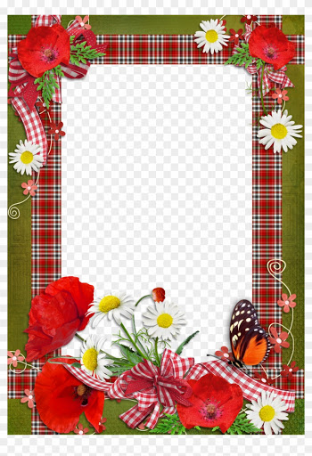 Frame Png - Flower Photo Frames Design Png
