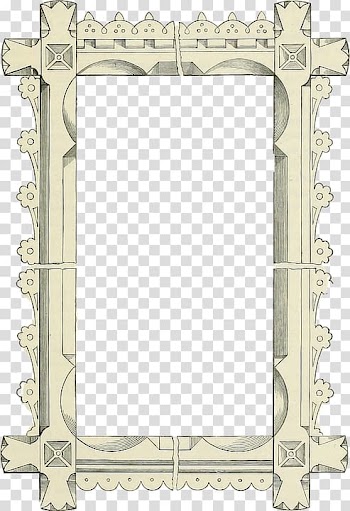 Frame Portrait, Painted pale yellow frame transparent background PNG clipart