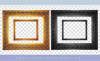Frame , rectangular brown and black painting frames transparent background PNG clipart