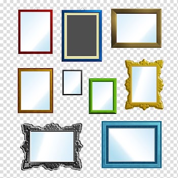 Frame, Rectangular mirror and frames transparent background PNG clipart