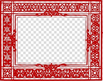 Frame , Red Border Frame transparent background PNG clipart