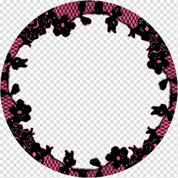 Frame Red, Red circle frame transparent background PNG clipart