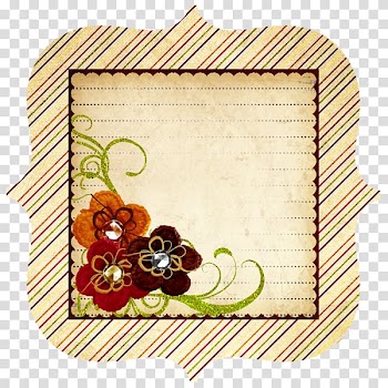 Frame , Retro floral sticker material transparent background PNG clipart