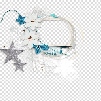 Frame Scrapbooking, White stars transparent background PNG clipart