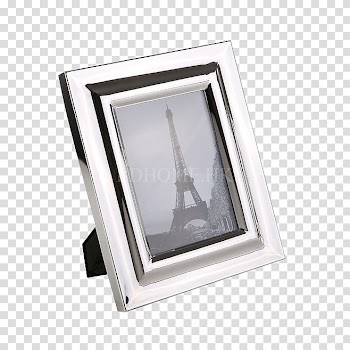 Frame Silver, Silver Frame transparent background PNG clipart