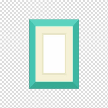 Frame Turquoise Area Pattern, Gray green frame transparent background PNG clipart