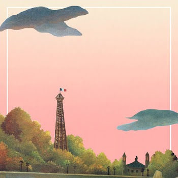 Frame vector famous Paris painting, Eiffel… | Free stock illustration | High Resolution graphic